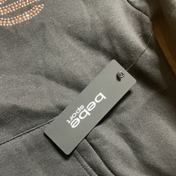 HOST PICK 11/14 🎉💕Bebe sport black hoodies with rose gold rhinestones - Picture 4 of 6